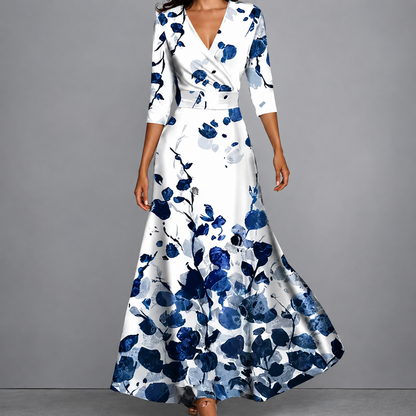 CALLA Floral Maxi Dress | Sculpting Silhouette · Breathable Comfort · Effortlessly Elegant