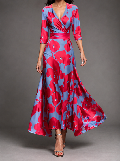 CALLA Floral Maxi Dress | Sculpting Silhouette · Breathable Comfort · Effortlessly Elegant