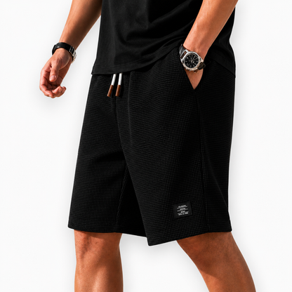 Nathan Elastic-Waist Summer Shorts – Regular Fit