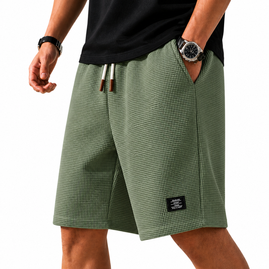 Nathan Elastic-Waist Summer Shorts – Regular Fit