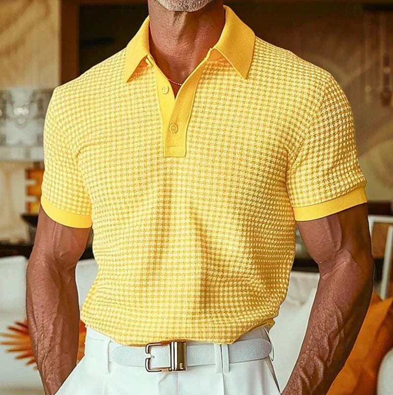 Emanuele™ Checked Polo