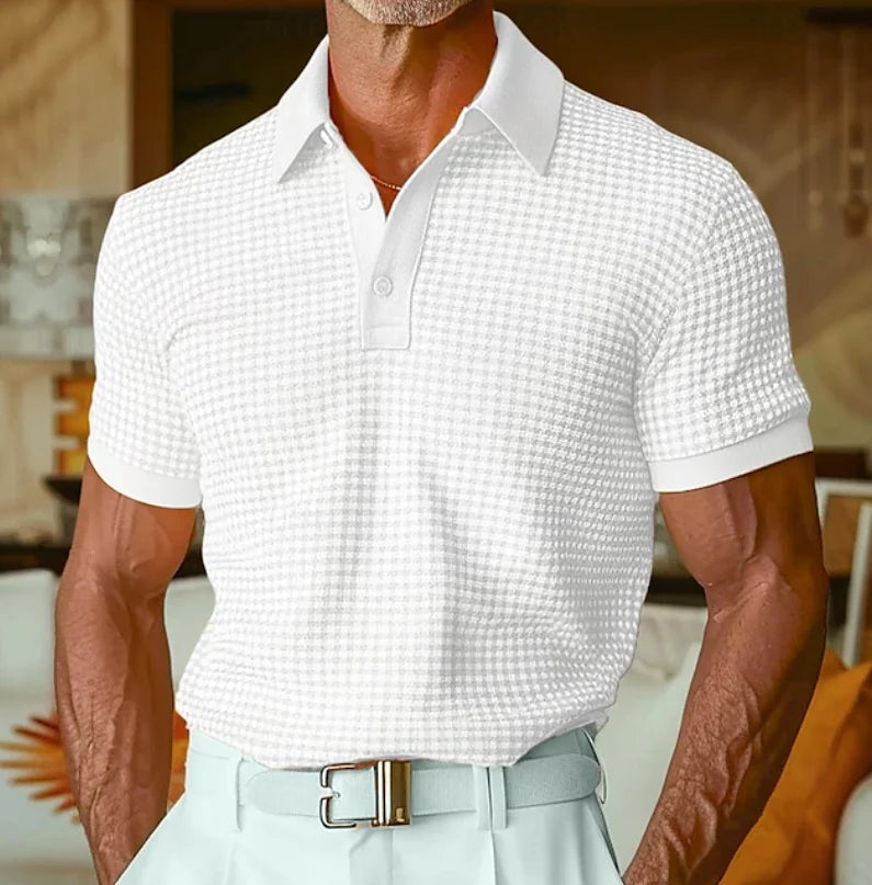 Emanuele™ Checked Polo