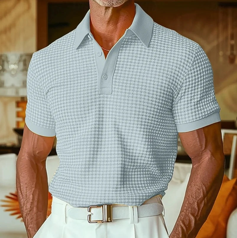 Emanuele™ Checked Polo