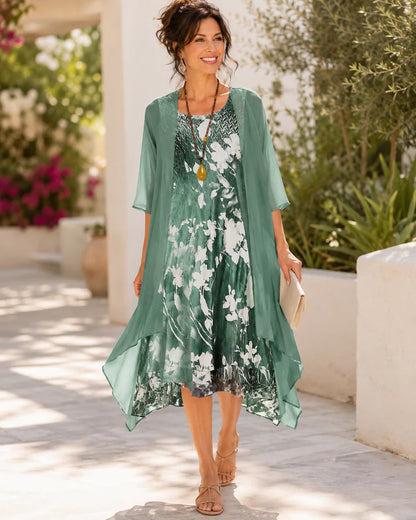 OLIVIA Double-Layer Floral Dress | Floaty & Feminine · Flattering on Every Figure ·